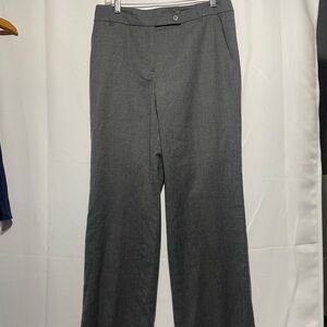 Talbots Wide Leg Pants in Charcoal Gray